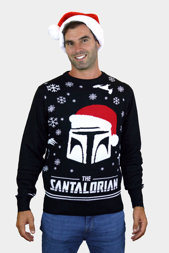 Maglione Natalizio di Coppia The Santalorian uomo