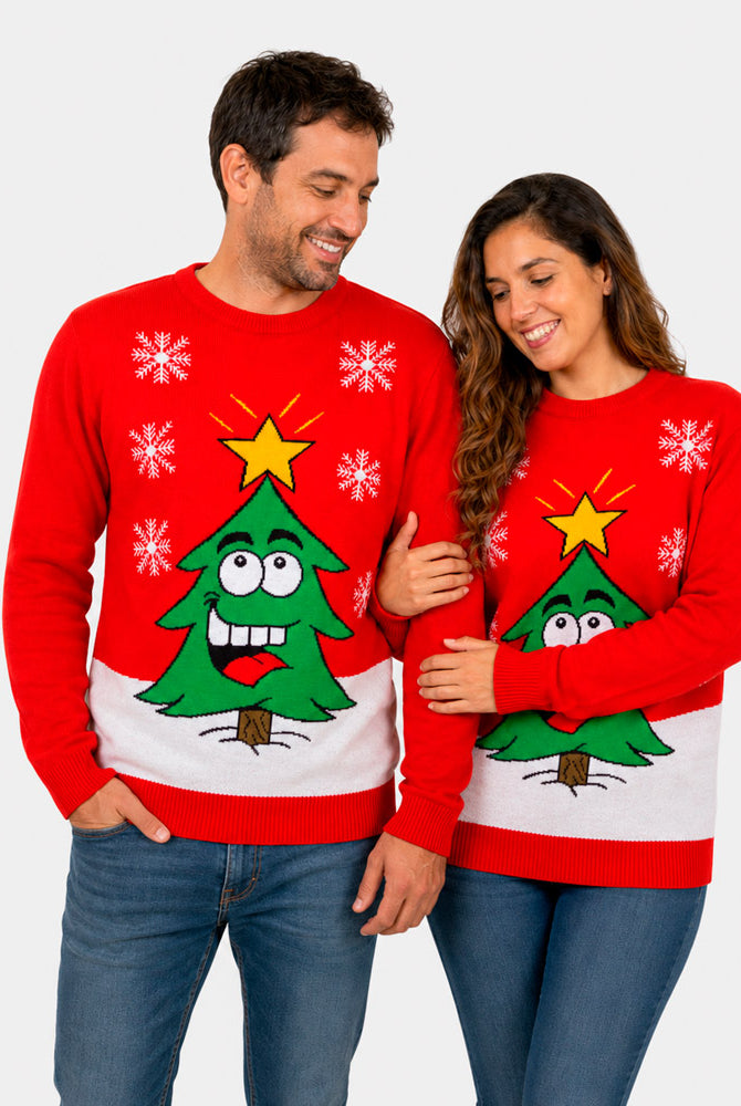 maglione-natalizio-albero-natalizazio-sorridente-rosso-coppia