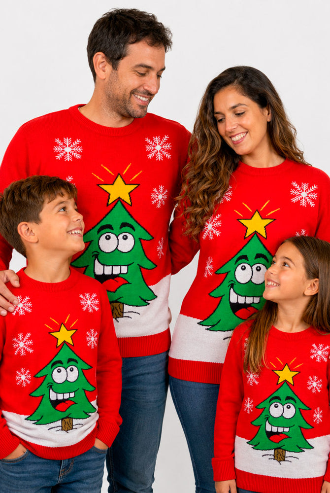 maglione-natalizio-albero-natalizazio-sorridente-rosso-famiglia