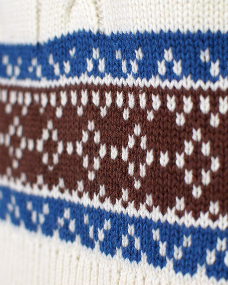 Cardigan Maglione di coppia in Cotone Biologico Renne