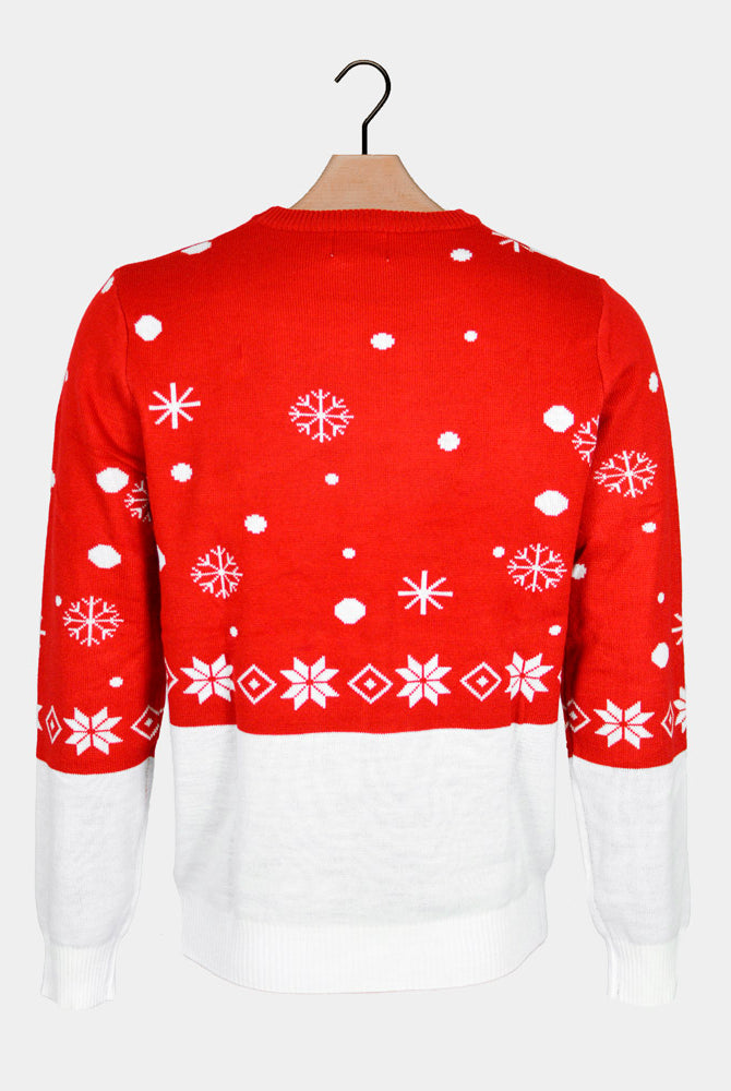 Maglione Natalizio Renna con Sciarpa per Bambini