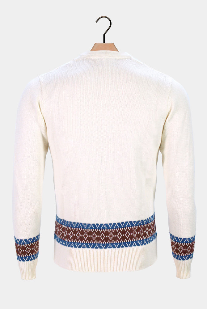 Maglione di coppia Cardigan Cotone Biologico Renne