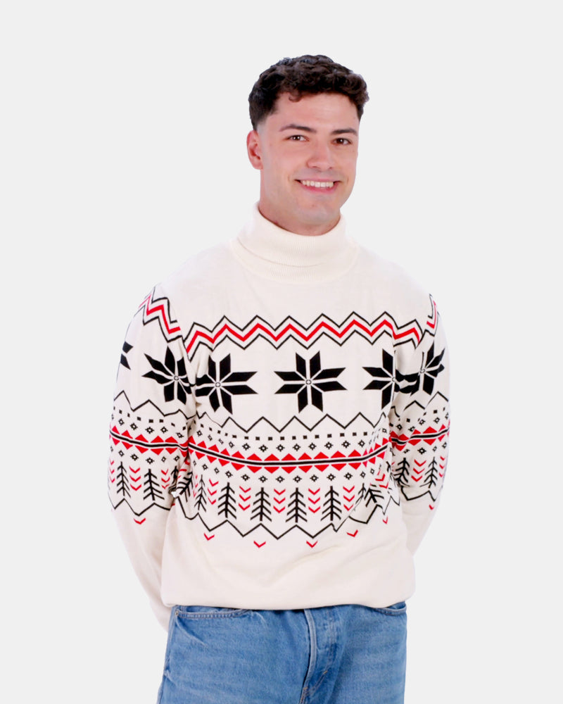 Maglione di Coppia in Cotone Biologico Après-ski Uomo