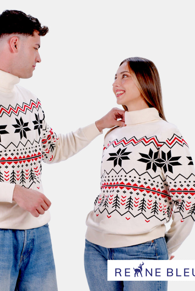 Maglione di Coppia in Cotone Biologico Après-ski