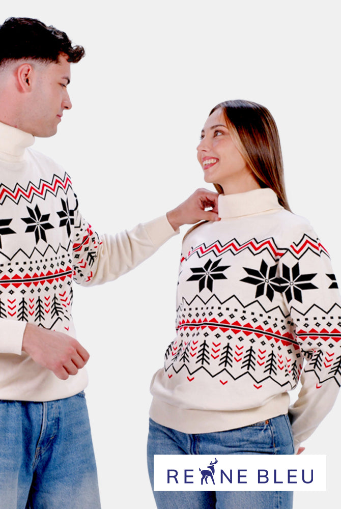 Maglione di Coppia in Cotone Biologico Après-ski