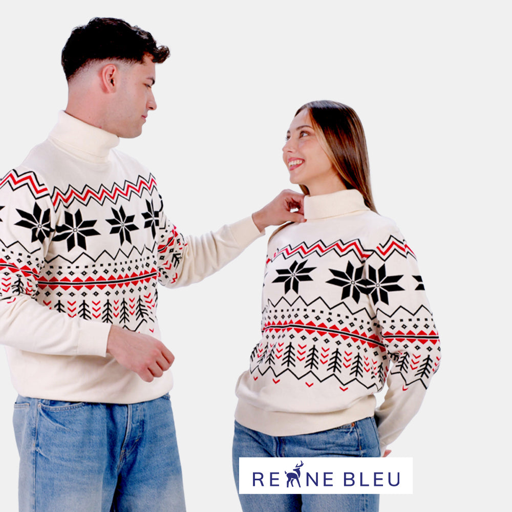 Maglione di Coppia in Cotone Biologico Après-ski
