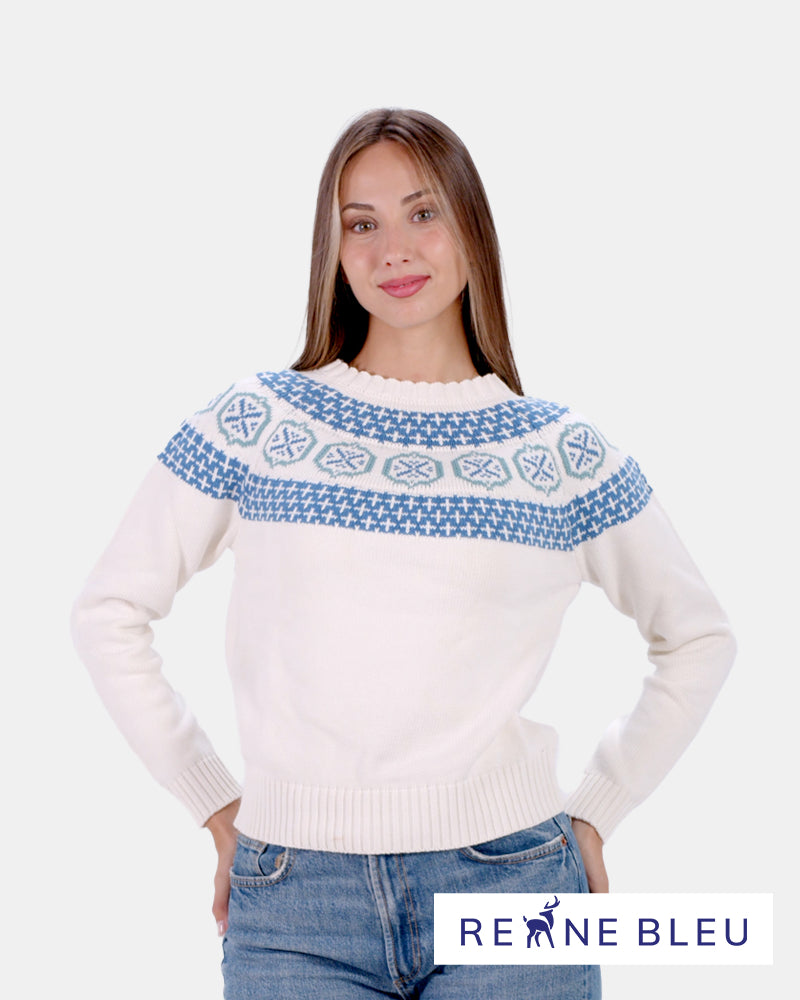 Maglione da Donna in Cotone Biologico Glacier