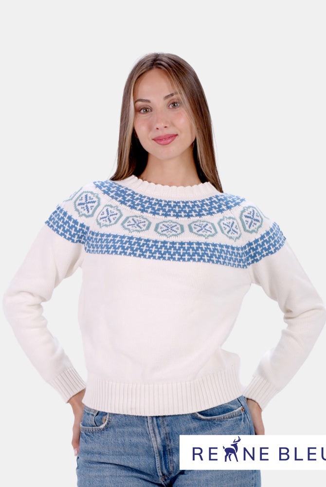 Maglione da Donna in Cotone Biologico Glacier
