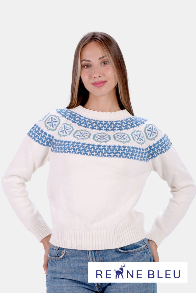 Maglione da Donna in Cotone Biologico Glacier