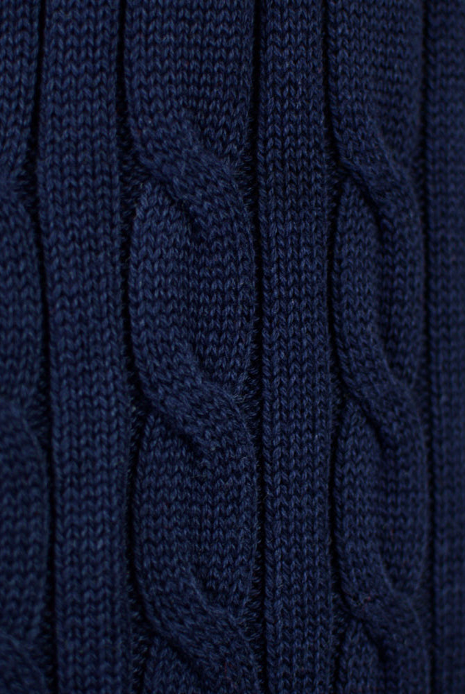 Maglione Natalizio Uomo Cotone Biologico Elegante Blu