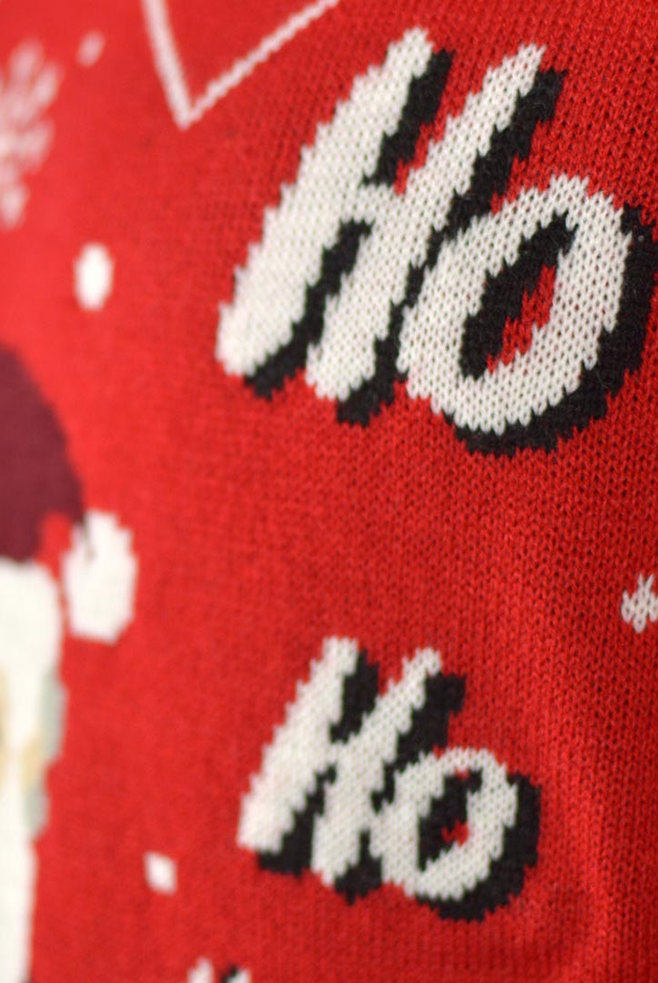 Maglione Natalizio Babbo Natale Entra Camino