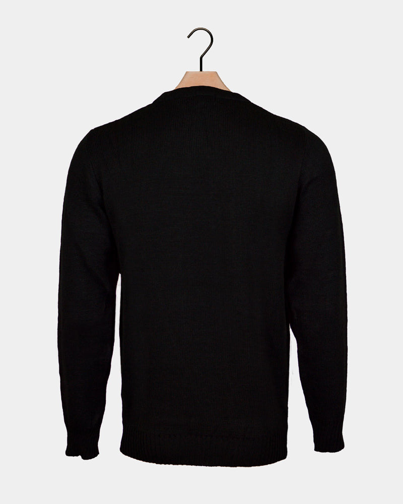 Maglione Natalizio con Babbo Natale in Cerca di Lavoro Renna