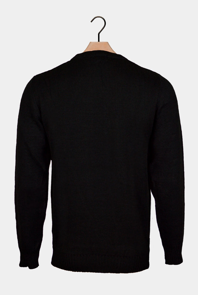 Maglione Natalizio con Babbo Natale in Cerca di Lavoro Renna