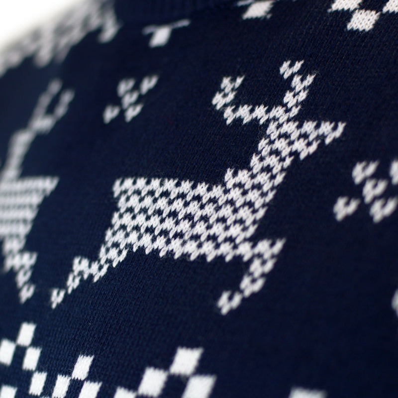 Polo Nord Maglione Natalizio per Bambini Blu