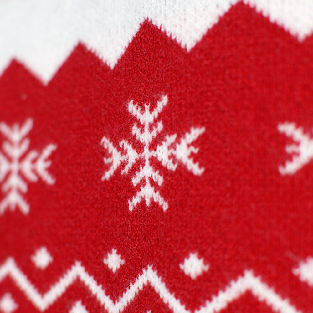 Maglione Natalizio per Bambini con Renna adorabile Rosso