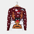 Maglione Natalizio Batman Renna Babbo Natale Superman