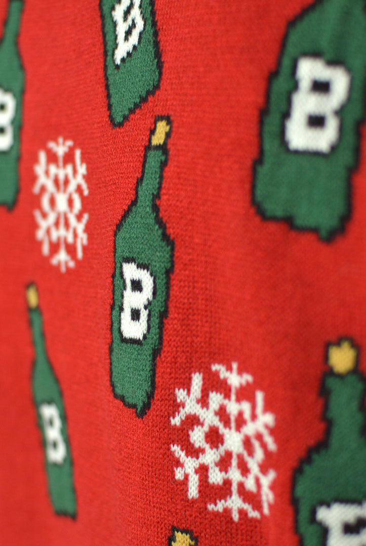 Maglione Natalizio Coppia Renna e Apribottiglie Birra