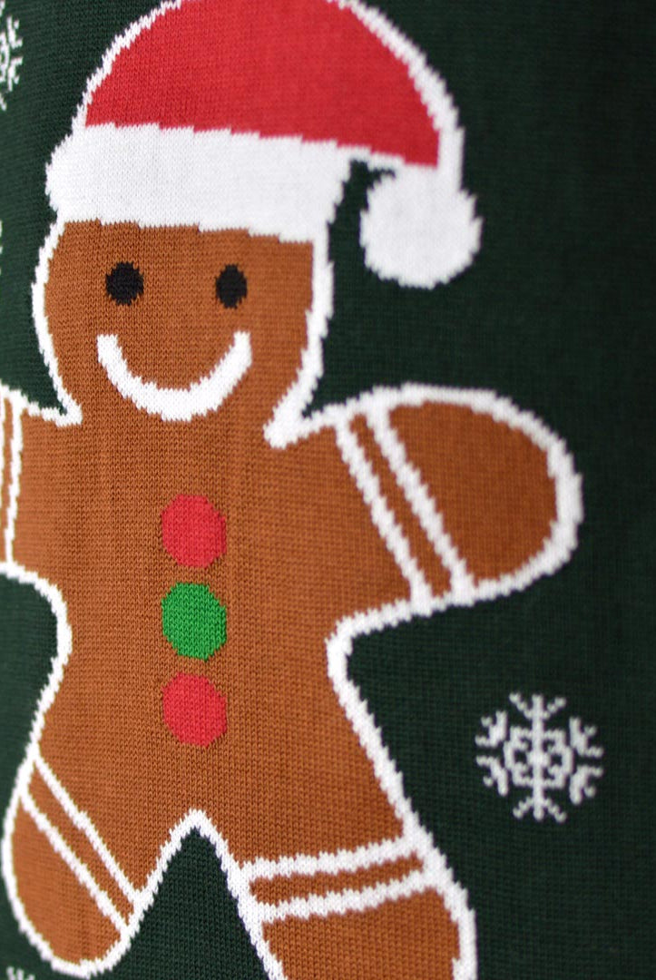 Maglione Natalizio Bite Me Pan di Zenzero