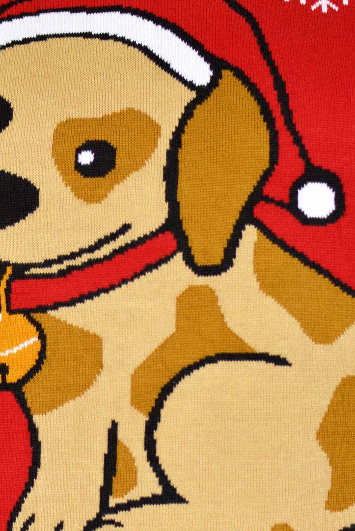 Maglione Natalizio con Cagnolino