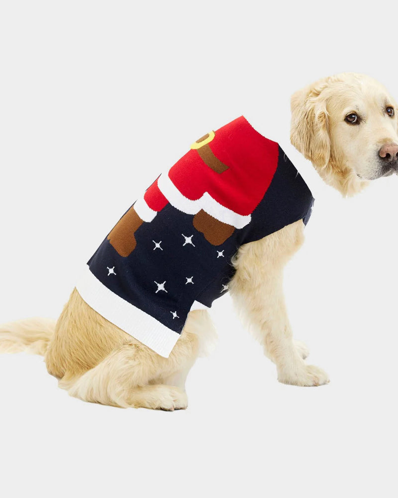 Maglione Natalizio per Cani Costume di Babbo Natale
