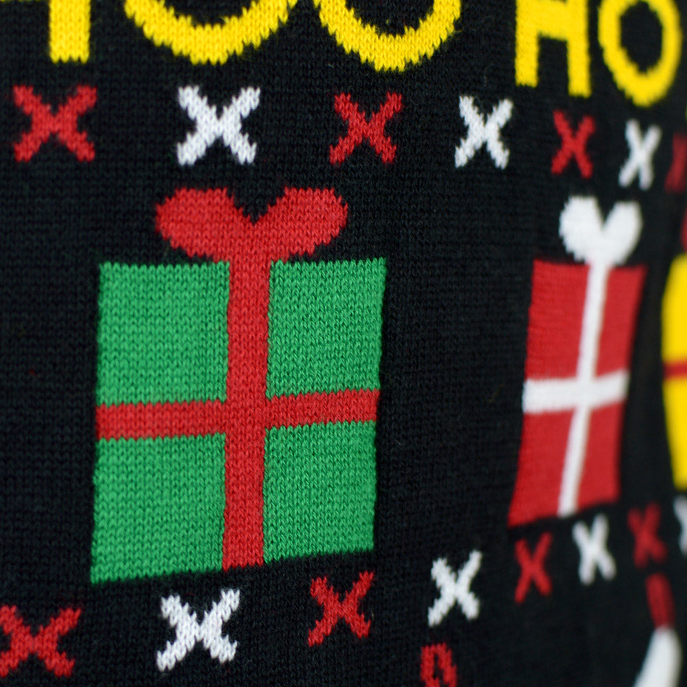 Maglione Natalizio di Coppia Regali Cotone Biologico Babbo Natale Pupazzi Neve