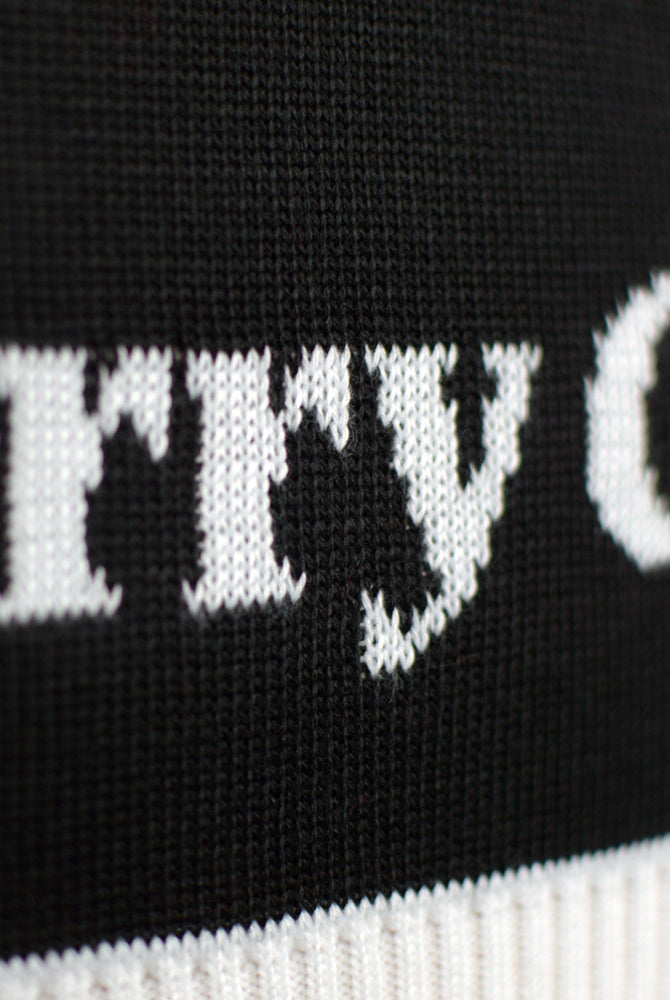 Maglione Natalizio di Coppia con Luci LED con Albero di Natale Nero