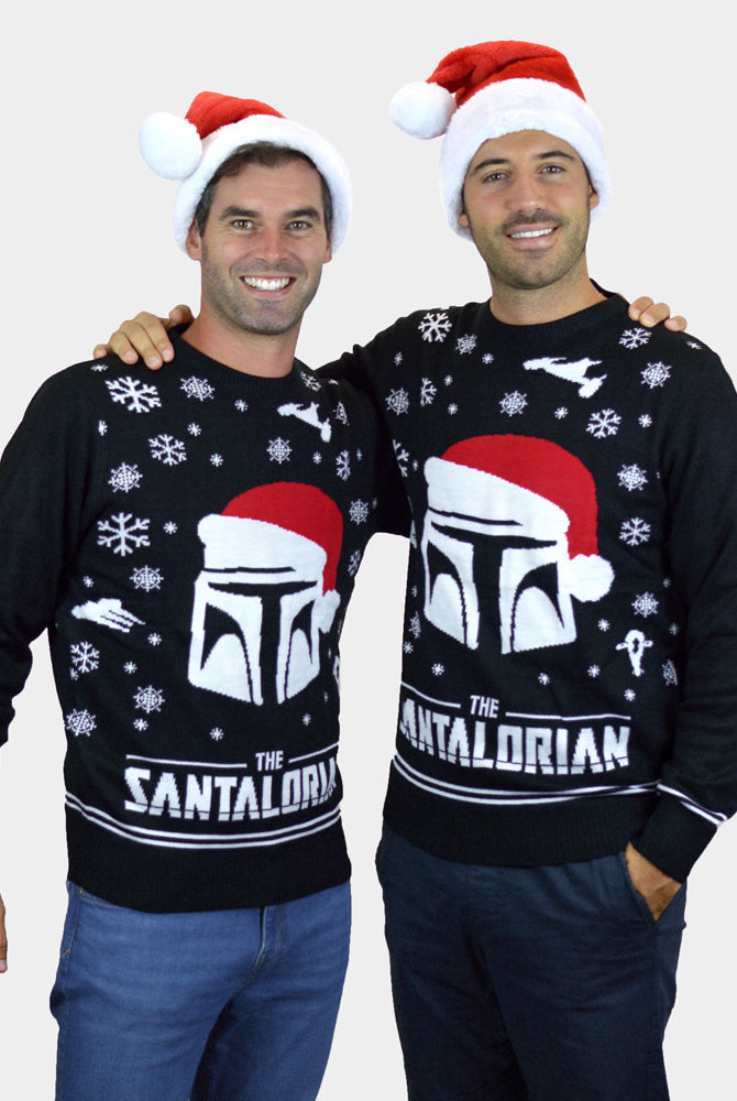 Maglione Natalizio di Coppia The Santalorian uomo