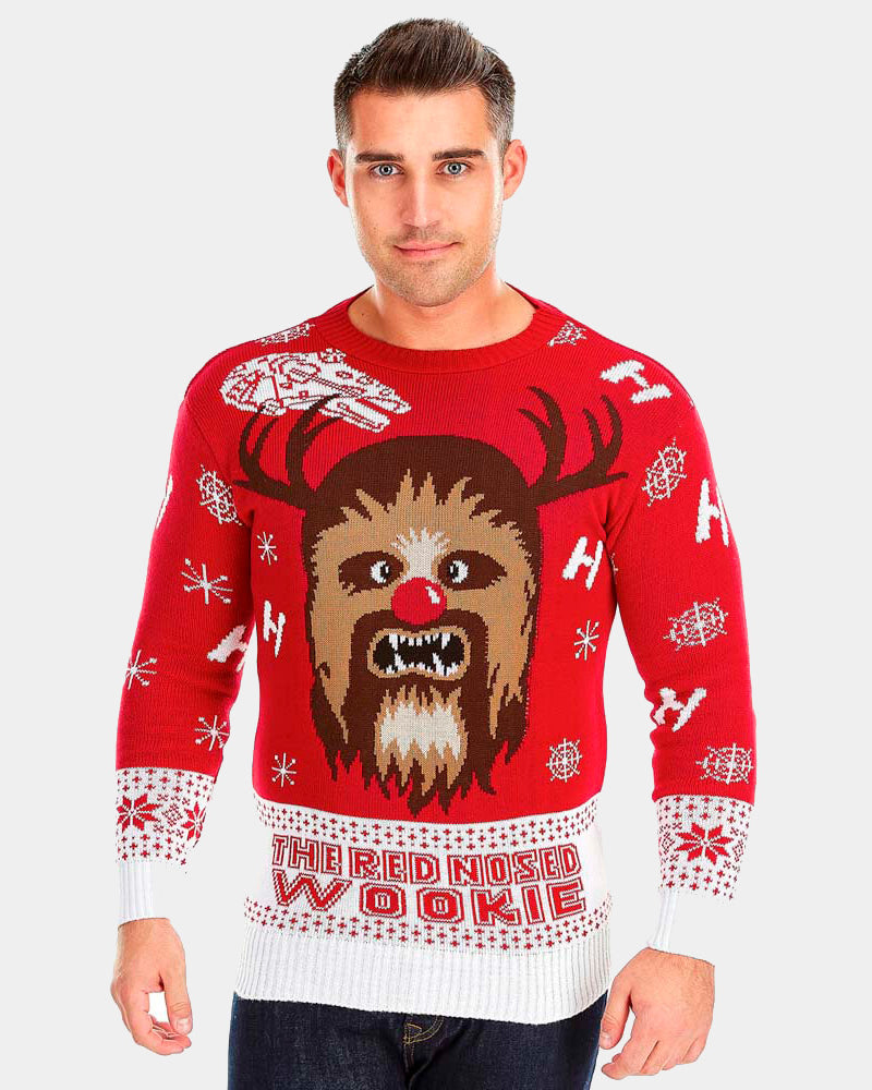 Maglione Natalizio Coppia Uomo Star Wars Wookiee