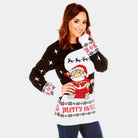 Maglione Natalizio da Donna Babbo Natale che Scarica