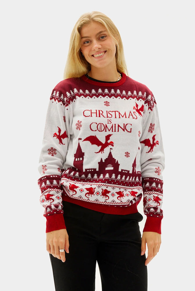 Maglione Natalizio Donna Christmas Coming