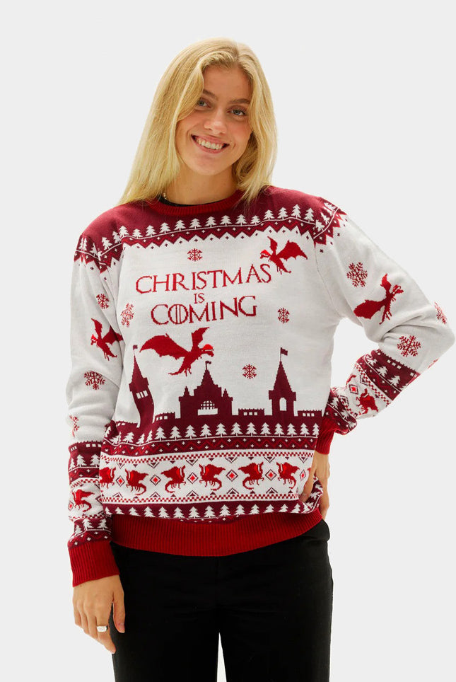 Maglione Natalizio Donna Coppia Christmas is Coming