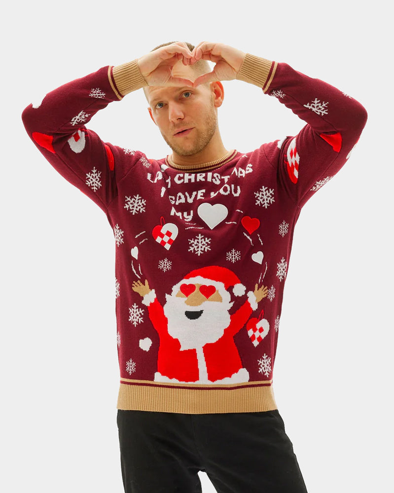 Maglione Natalizio da Donna Last Christmas I Gave You My Heart Uomo