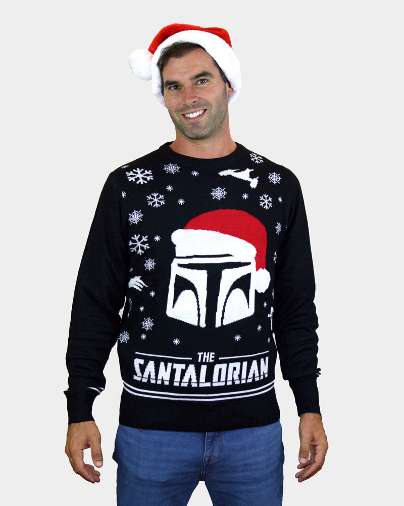 Maglione Natalizio Star Wars Uomo Donna The Santalorian