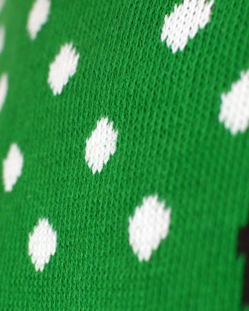 Maglione Natalizio Renna con Cappello in 3D da Donna Verde