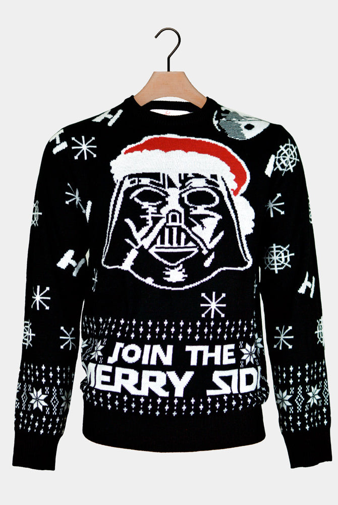 Maglione Natalizio Famiglia Star Wars Join The Merry Side