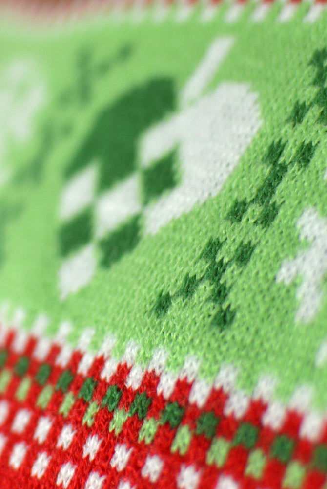 Maglione Natalizio per la Famiglia con Luci LED Rosso con Albero di Natale