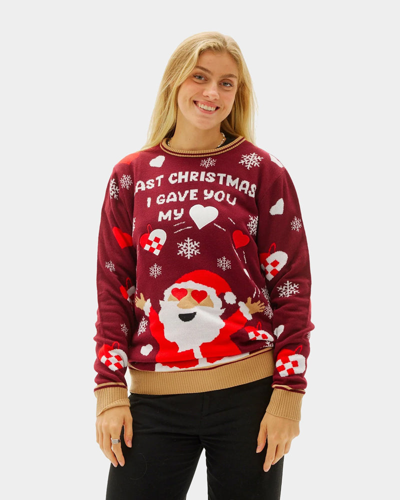 Maglione Natalizio Donna Last Christmas I Gave You My Heart