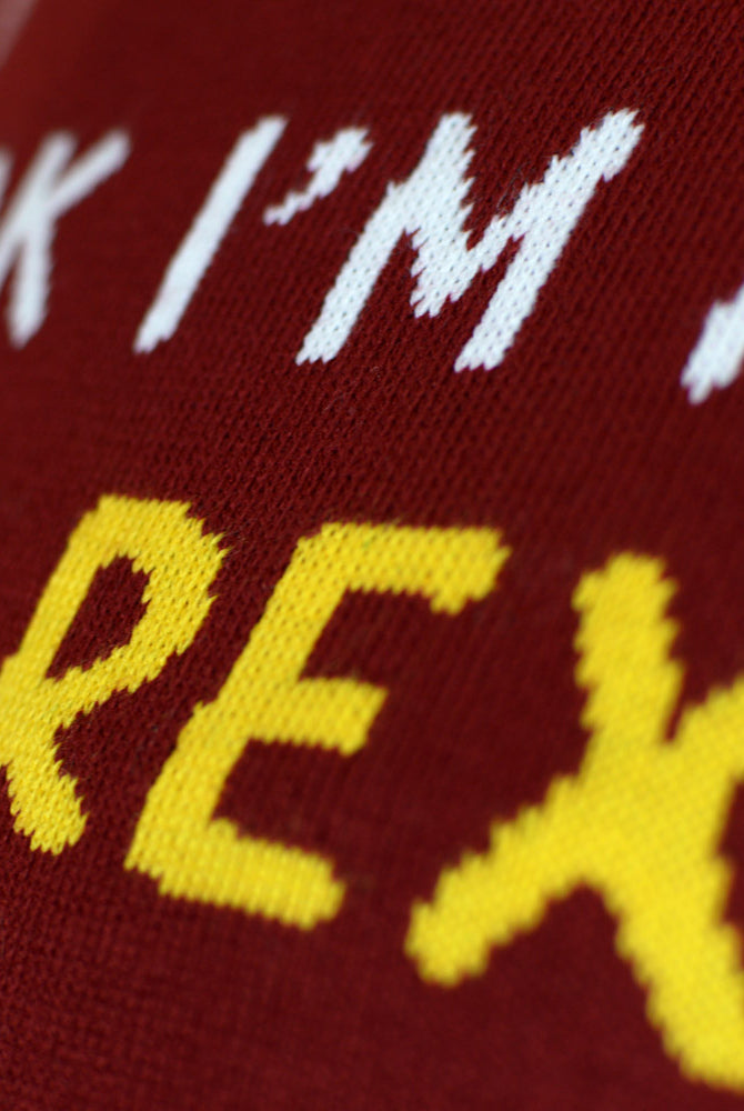 Maglione Natalizio con Luci LED Christmas Tree-Rex per la Famiglia