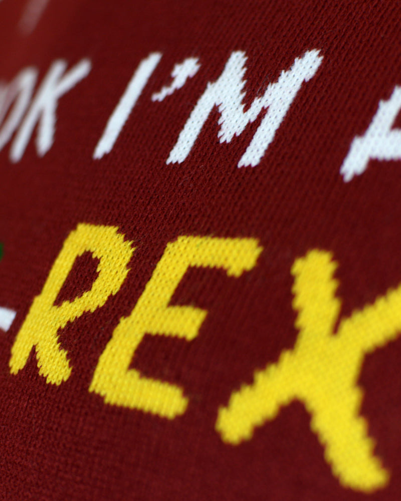 Maglione Natalizio con Luci LED di Coppia Christmas Tree-Rex