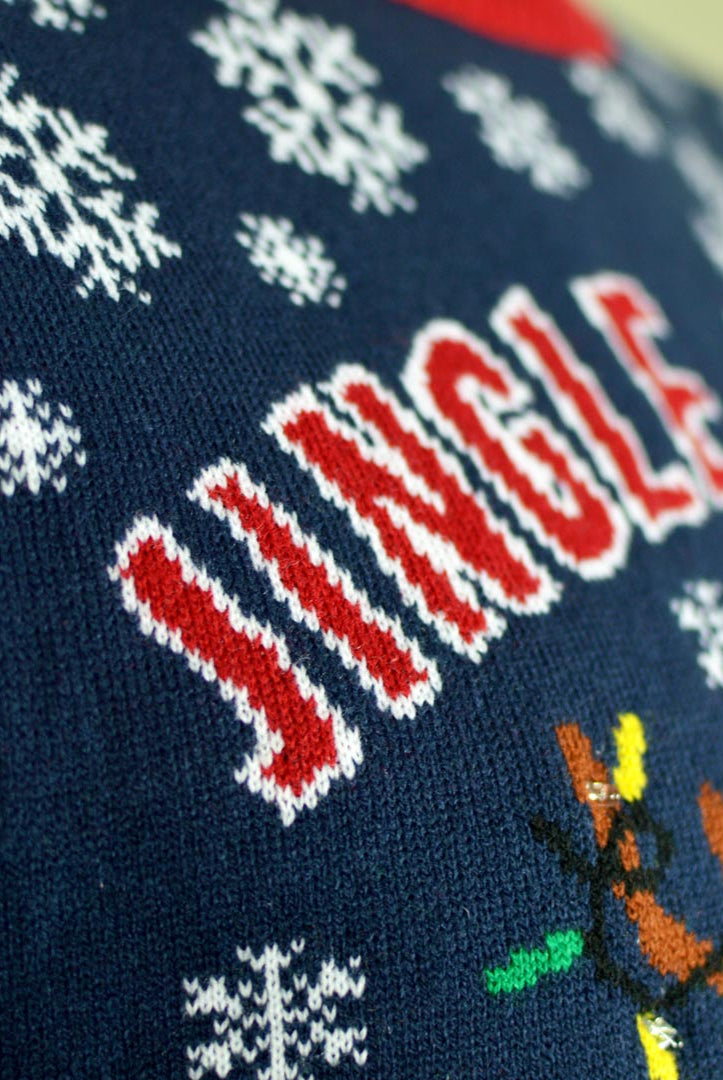 Maglione Natalizio Jingle Bells da Uomo con Luci LED