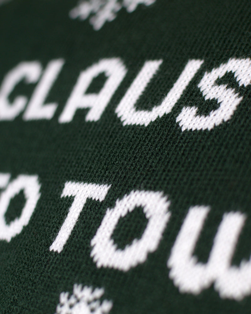 Maglione Natalizio Luci LED Uomo Santa is Coming to Town