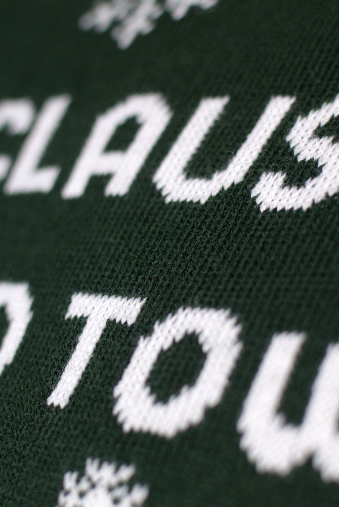 Maglione Natalizio Luci LED Uomo Santa is Coming to Town