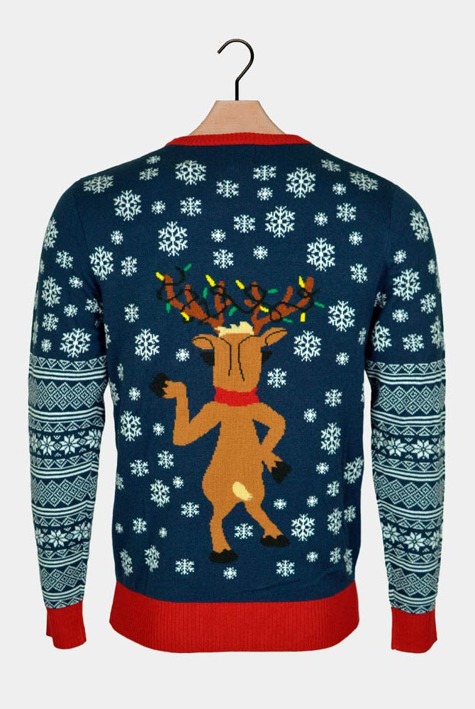 Maglione Natalizio Jingle Bells
da Uomo con Luci LED