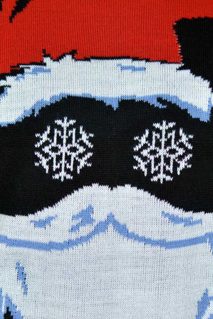 Maglione Natalizio Nero Babbo Natale