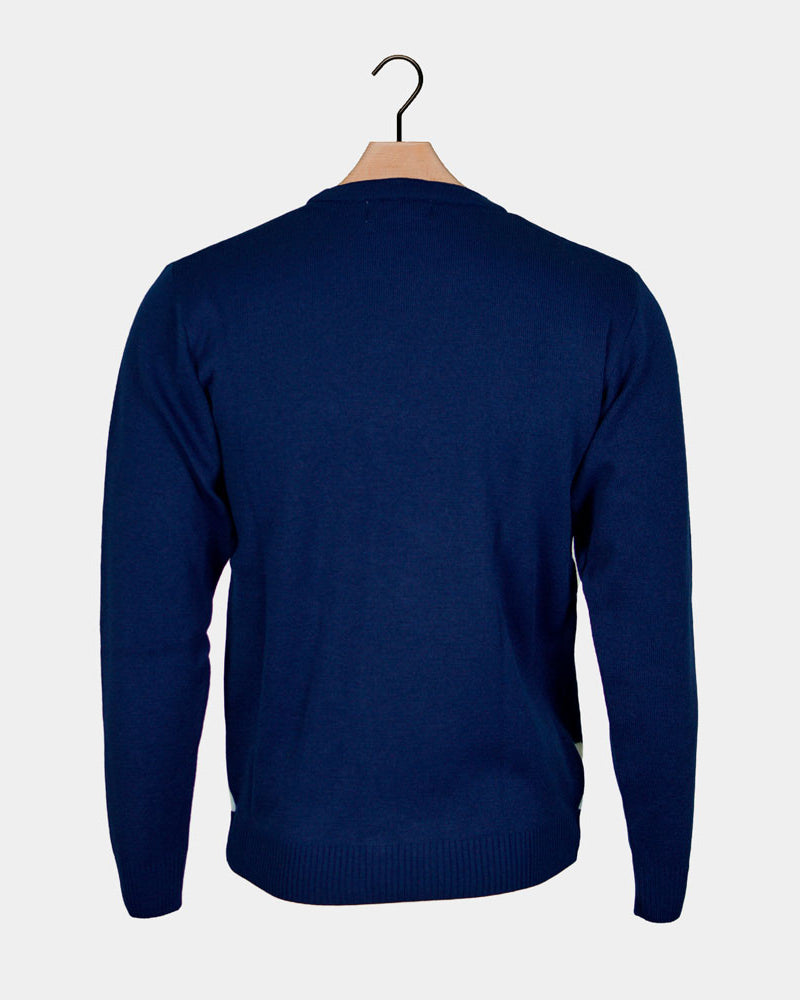 Maglione Natalizio PinguinoBlu Navy con