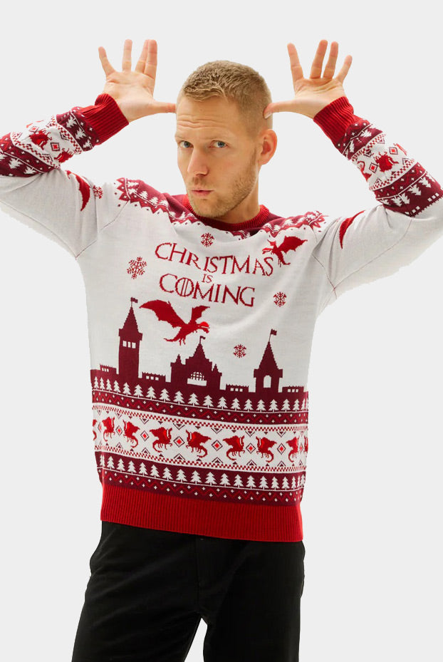 Maglione Natalizio da Uomo Christmas is Coming