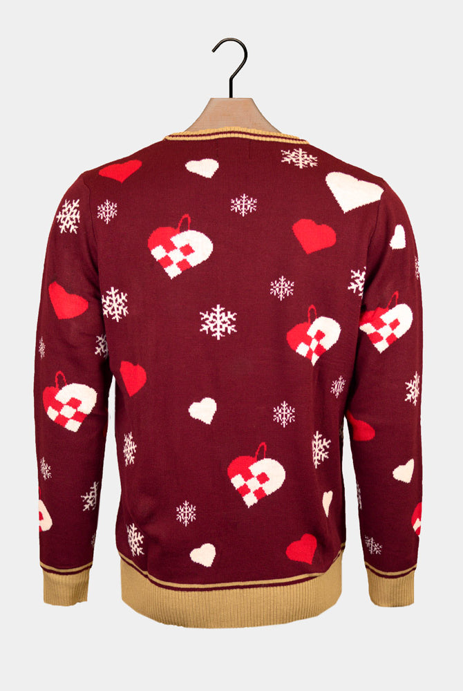 Maglione Natalizio Last da Uomo Christmas I Gave You My Heart