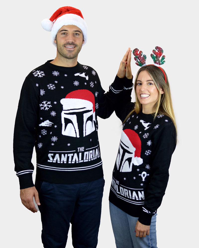 Maglione Natalizio Star Wars da Uomo e Donna The Santalorian