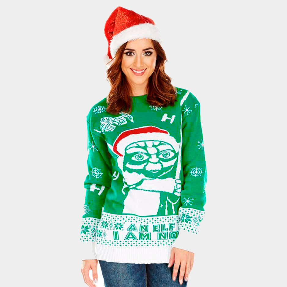 Maglione Natalizio da Uomo Star Wars I am Not an Elf Donna