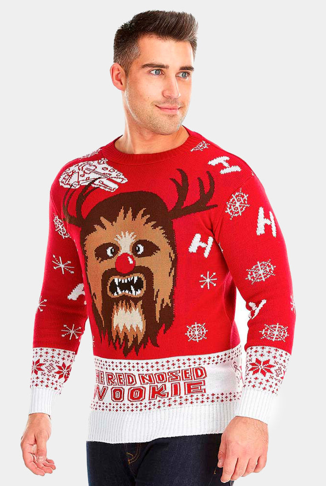 Maglione Natalizio Uomo Star Wars Wookiee
